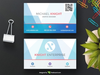 Creative Blue corporate business card template