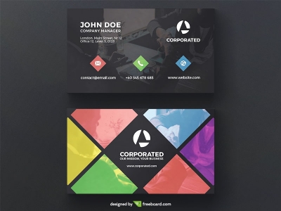 Colorful Agency Business Card