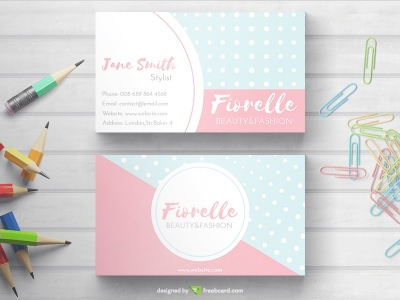 Tender Feminine Business Card 