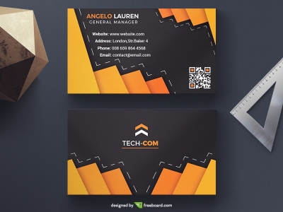 Dark Elegant Business Card